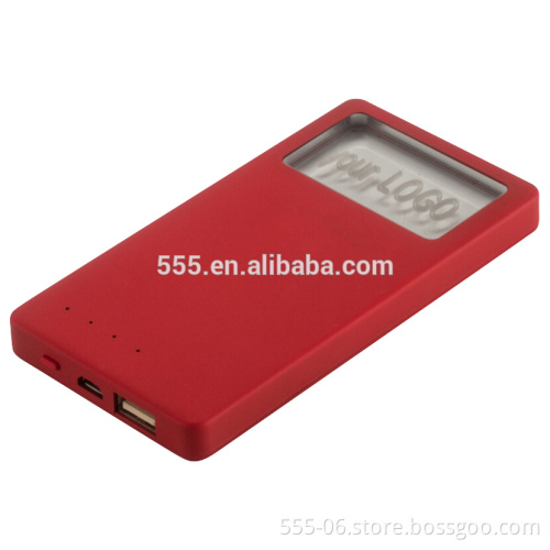 Mini cute slim power bank 5000mah